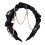 Cool Punk Headband Lightweight Plastic Material For-black red 6