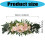 Realistic Rose Flower Arrangement Artificial Plastic-White 4