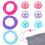 Anti Loose Needle Stoppers Set Silicone Threading Tool-Black 7