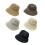 Bords larges et chapeau à bande réglable pour les-gris clair 2