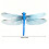 6Lots Realistic Flying Dragonflies Decorations Insect-Red 4