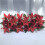 Artificial Rose Flower Arrangement For Dining Room-Red 5