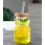 Thick Walled 300ml Glass Coffee Mug With Striped-Flat light 6