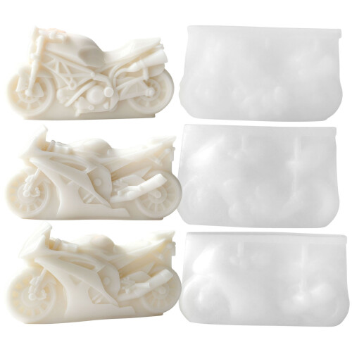 Motorcycle Silicone Candle Molds Multipurpose Silicone-5632 1