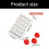 Heat Resistant 24 Cavity Silicone Raspberry Cake Molds For 3