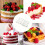 Heat Resistant 24 Cavity Silicone Raspberry Cake Molds For 5