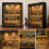 Artistic Light Reflection Wooden Frame Ornament-black frame 5