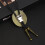 Professionele heren Wolf Head Bolo Tie ketting-oud tin 6