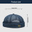 Lichtgewicht polyester Skully Hat-reispet, ideaal-Lichtgrijs 3