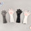 2Pcs Adorable Five Finger Gloves Ideal For Anime-black white 6
