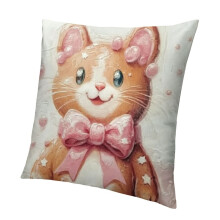 Jouluinen tyynynpäällinen, kodikas ja pestävä, 18x18 tuumaa