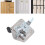 Folding Handle Latch with Keys Stainless 1