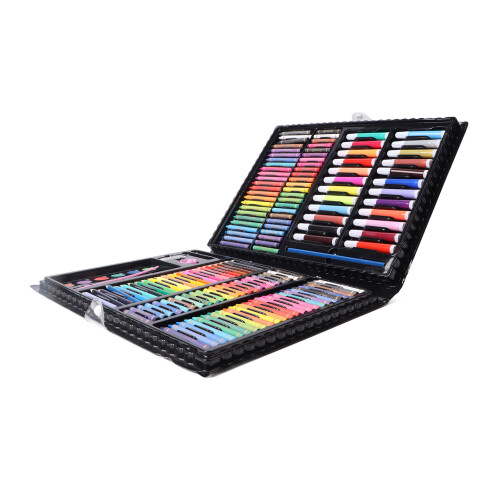 Malstift-Set 24 Buntstifte, 12 Farben Kunststoffbox