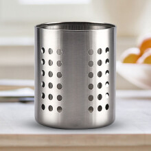 Soporte redondo para cubiertos de acero inoxidable, escurridor (1 unidad)