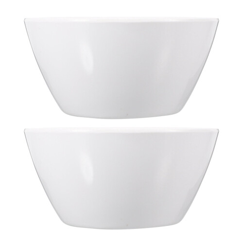 Bol de supă ceramic alb 2 buc