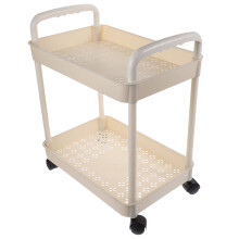 Chariot utilitaire roulant en plastique Eease Ă 2 niveaux