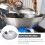 Stainless steel griddle pan 12-inch 6