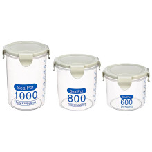 Δοχεία αποθήκευσης τροφίμων Poaug 1000ml σετ 3 χρωμάτων