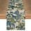 Caminho de mesa vintage multicolorido em poliéster, 13x72 polegadas. 1