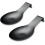 Matte Black Stainless Steel Spoon Rest 2 Pack 9.5 Inch 1