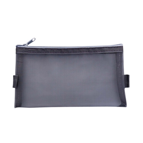 AURIGATE pencil case mesh zipper organizer 2 pcs 2