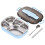 Stainless Steel Bento Box 5-Compartment 1300ml 2