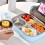 Stainless Steel Bento Box 5-Compartment 1300ml 3