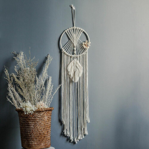 Handgemaakt macramé wandtapijt (1 stuk) 1
