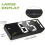 LED-väckarklocka Vit stor display USB-laddning Snooze 2