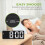 LED-väckarklocka Vit stor display USB-laddning Snooze 4