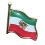 Anstecknadel mit Iran-Flagge aus robuster Eisenlegierung mit-1 1