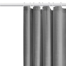 Fabric Shower Curtain Elegant Waterproof 72x72 Inch