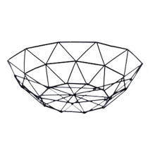 Metal Wire Fruit Bowl Iron Kitchen Storage Basket