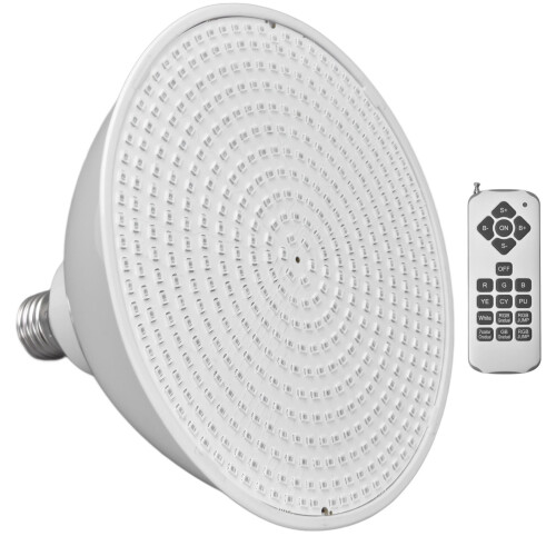 Amonsee RGB LED pool light 12V 40W E26 with remote 1