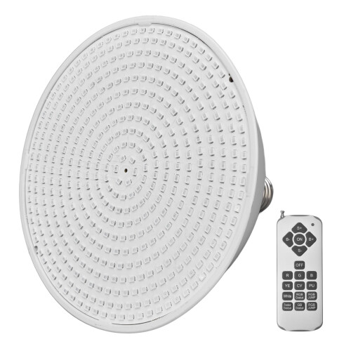 Amonsee RGB LED pool light 12V 40W E26 with remote 2