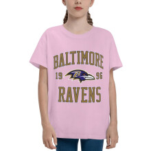 Ravens kortärmade tröjor för barn, fotbollslogotyp, 1-pack