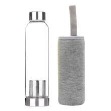 Glasvattenflaska Borosilikat 550 ml