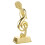 Trophée de bureau avec microphone de karaoké (1 pièce) 1