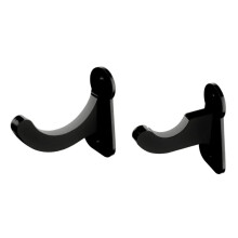 Acrylic Baseball Bat Holder Wall Mount Black 1 Pair