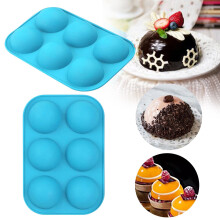 Emporte-pièces alphabet en silicone, moule demi-sphère moyen