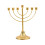 Chanukka-Kerzenhalter, goldene Eisenarbeit, 9-armig 1