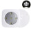 POAUG LED-vegglampe til underskap, hvit, 3 stk. 1