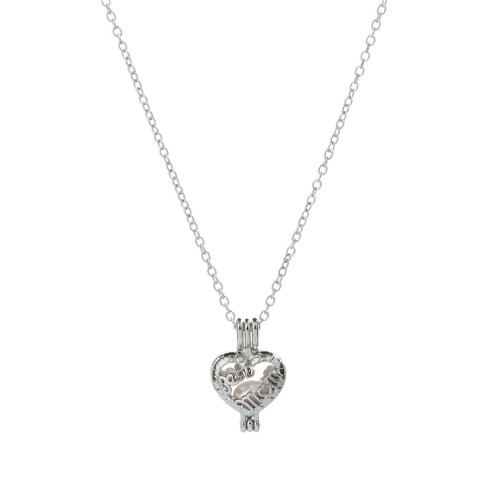 Colar com pingente luminoso para o amor de mãe.