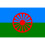 Romsk flagga kulturell symbol1 styck 1