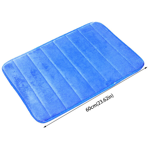 Tapete de banho Winysin antiderrapante com base de borracha absorvente, 60 x 152 cm (24 x 60 polegadas). 2