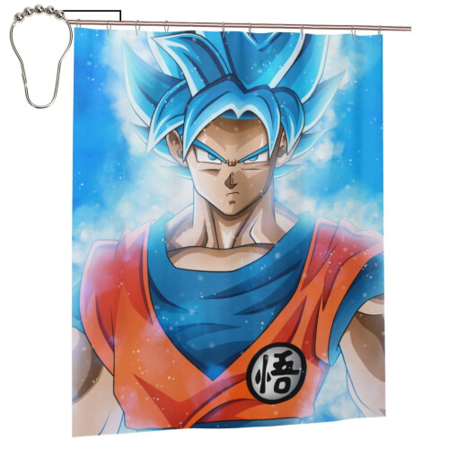 Dragon Ball dusjforhengsett 66x72 tommer vanntett polyester