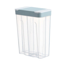 Dispensador de cereales de cocina Poaug, plástico, 1,5 L, azul