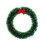 Kerststrik slinger wit groen 25-30cm 1