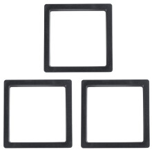 Štvorcová3D vitrína s plávajúcou rámovou úpravou9x9cm so základňou