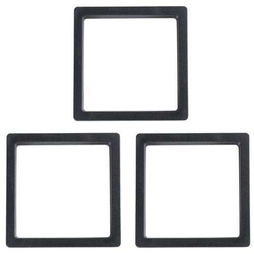 Square3D schwebende Vitrine 9x9cm mit Sockel